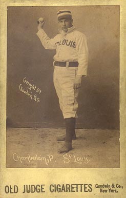 1888 Old Judge Cabinets Chamberlain, P. St. Louis. #73-3 Baseball Card