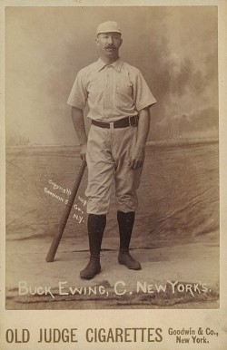 1888 Old Judge Cabinets Buck Ewing #149-8a Baseball Card