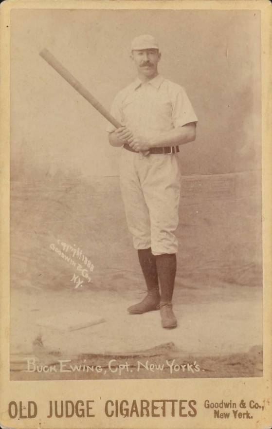 1888 Old Judge Cabinets Buck Ewing #149-9a Baseball Card