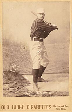 1888 Old Judge Cabinets Gore, C.F. New York #196-7 Baseball Card