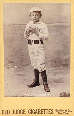 1888 Old Judge Cabinets N.Y. Mascot #294-1 Baseball Card