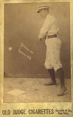 1888 Old Judge Cabinets O'Neil, L.F. St. Louis. #356-12a Baseball Card