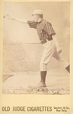1888 Old Judge Cabinets J.M.Ward, S.S. New York #478-9a Baseball Card