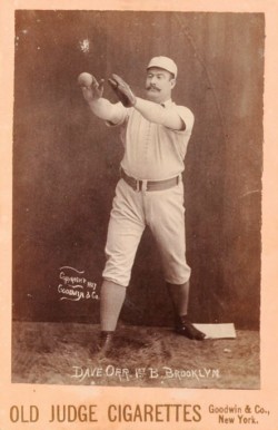 1888 Old Judge Cabinets Dave Orr. 1st B. Brooklyn #360-3a Baseball Card