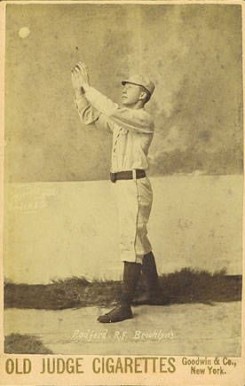 1888 Old Judge Cabinets Radford. R.F. Brooklyn's #378-7a Baseball Card