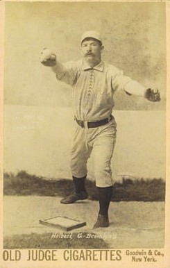 1888 Old Judge Cabinets Holbert, C. Brooklyn's #230-3 Baseball Card