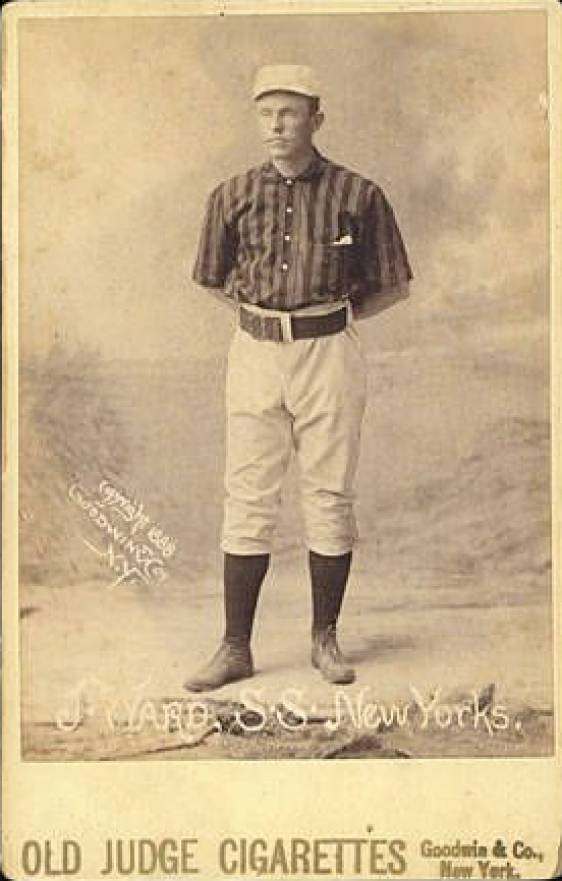 1888 Old Judge Cabinets J. Ward, S.S. New Yorks. #478-7a Baseball Card
