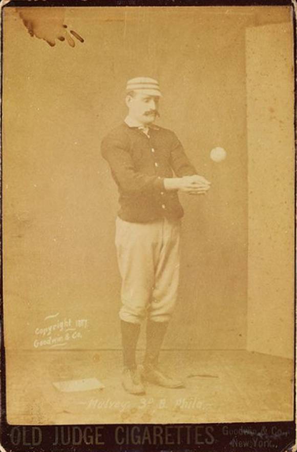 1888 Old Judge Cabinets Joe Mulvey #332-3 Baseball Card
