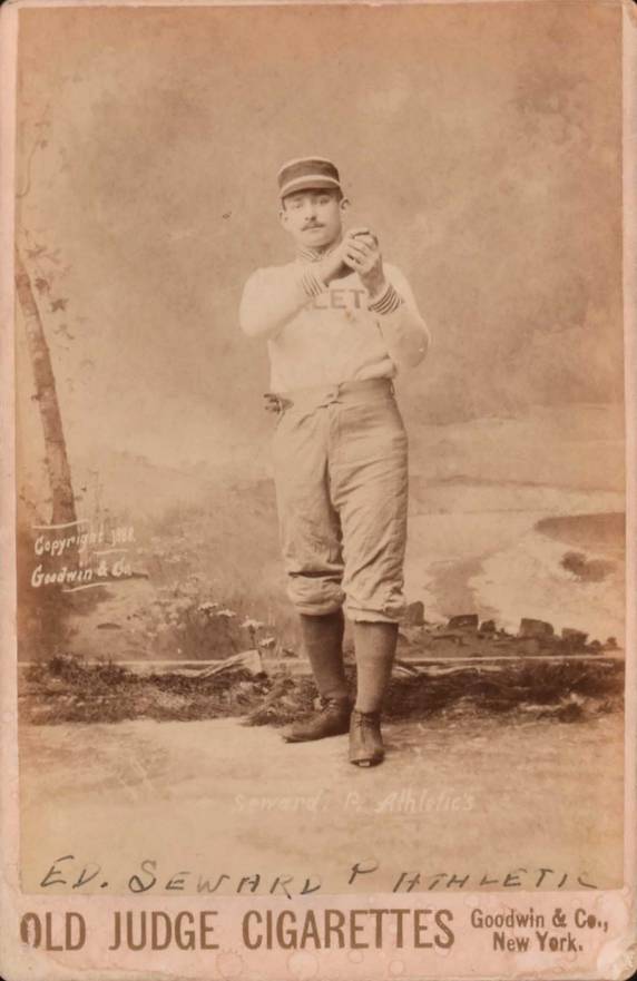 1888 Old Judge Cabinets Ed Seward #415-1a Baseball Card