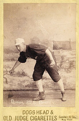 1888 Old Judge Cabinets Quinn, 2nd B. Boston #376-3b Baseball Card