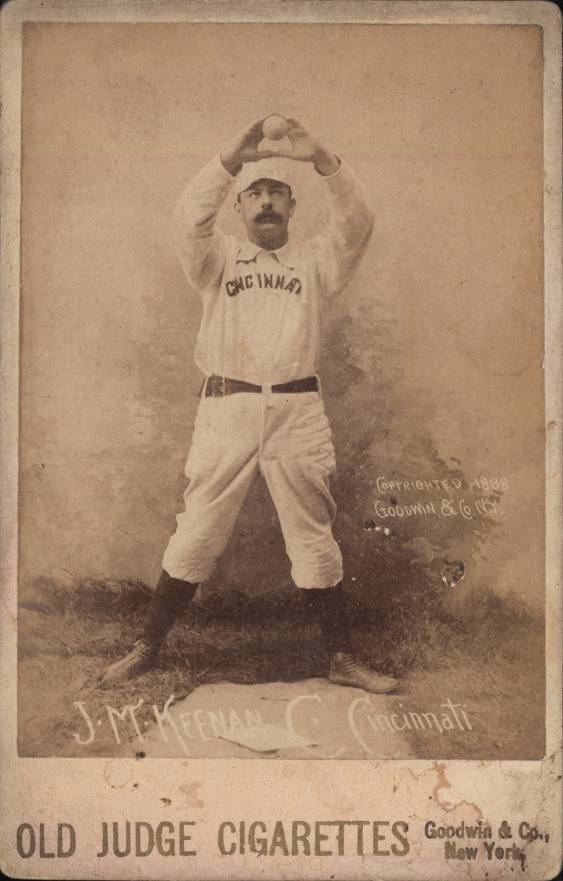 1888 Old Judge Cabinets J. Keenan, C. Cincinnati #253-5 Baseball Card