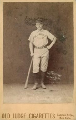 1888 Old Judge Cabinets Bassett, C Indianapolis #23-1 Baseball Card