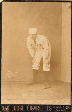 1888 Old Judge Cabinets Wise, 3B Boston #506-1a Baseball Card