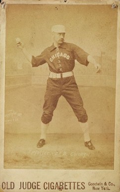 1888 Old Judge Cabinets Pfeffer,-2d B. Chicago. #366-2a Baseball Card