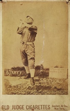 1888 Old Judge Cabinets H. Duffy S.S. Chicago #135-5 Baseball Card
