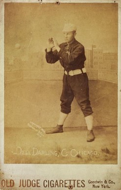 1888 Old Judge Cabinets Dell Darling, C. Chicago. #117-3 Baseball Card