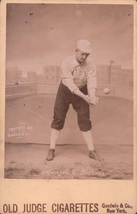 1888 Old Judge Cabinets Ganzel C. Bostons #179-1 Baseball Card