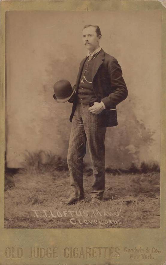 1888 Old Judge Cabinets TJ Loftus, Mang' Clevelands #277-1 Baseball Card