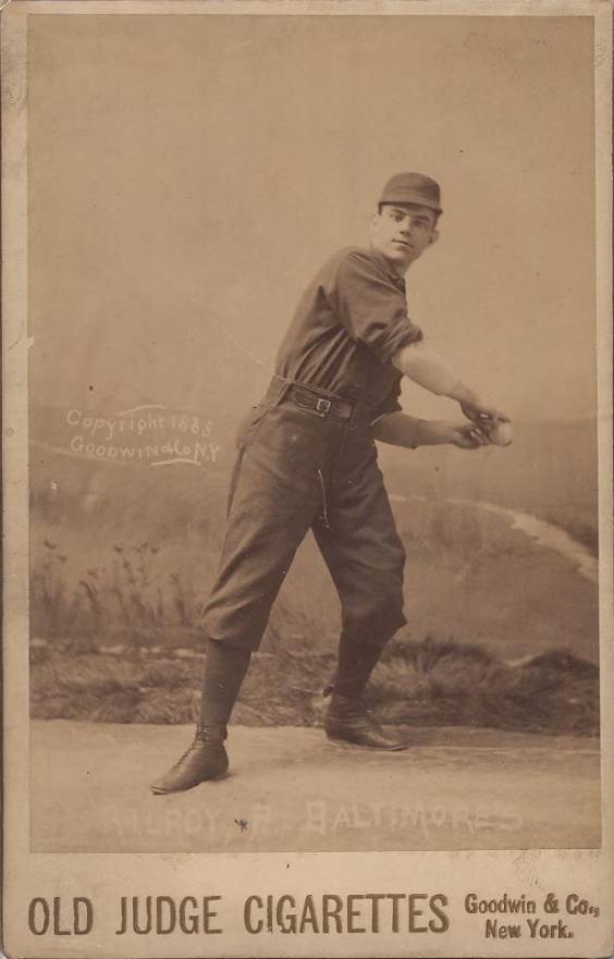1888 Old Judge Cabinets Kilroy P. Baltimore #262-4 Baseball Card