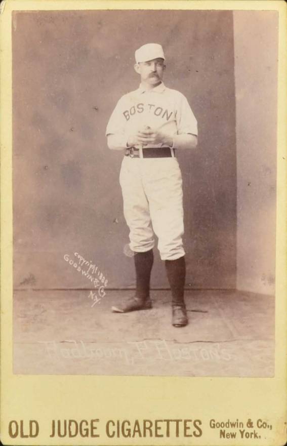 1888 Old Judge Cabinets Radbourn, P, Boston's #377-5a Baseball Card