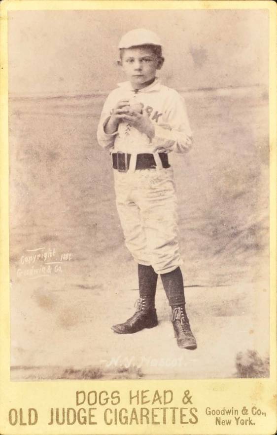 1888 Old Judge Cabinets N.Y. Mascot #294-1a Baseball Card