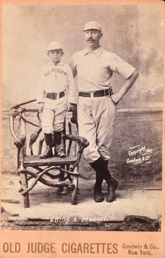 1888 Old Judge Cabinets Ewing & Mascot #149-11 Baseball Card
