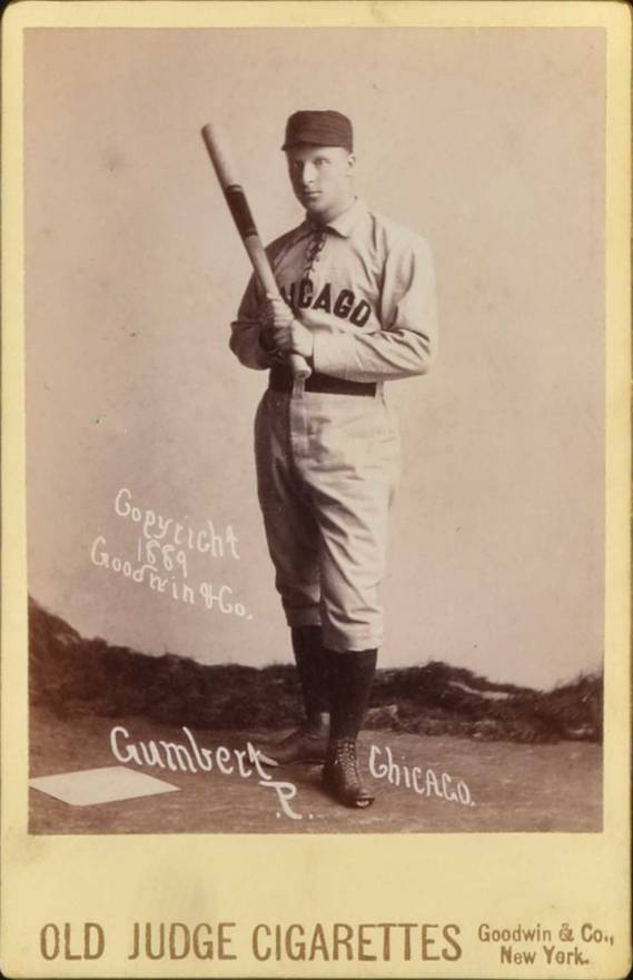 1888 Old Judge Cabinets Gumbert P. Chicago #203-1 Baseball Card