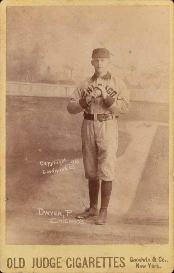 1888 Old Judge Cabinets Dwyer, P. Chicagos #141-5 Baseball Card