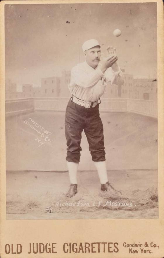 1888 Old Judge Cabinets Richardson, L.F. Bostons. #384-1a Baseball Card