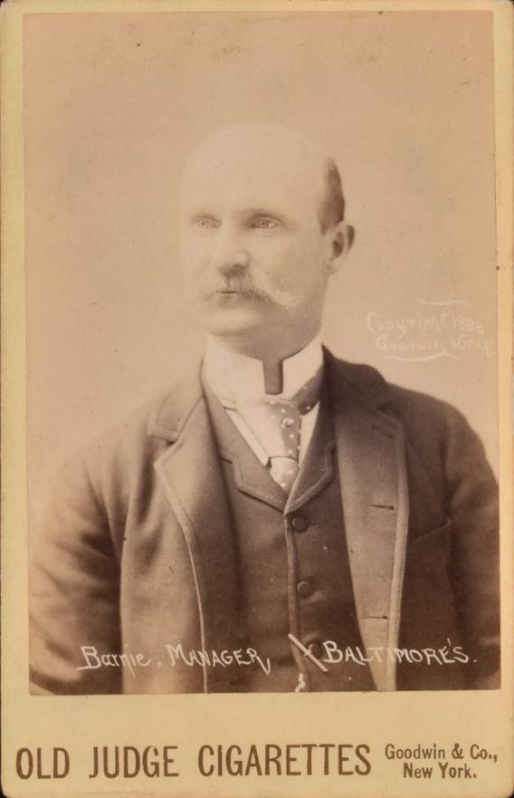 1888 Old Judge Cabinets Barnie, Manager \ Baltimore's #21-1a Baseball Card