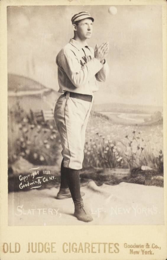 1888 Old Judge Cabinets Mike Slattery #429-2a Baseball Card