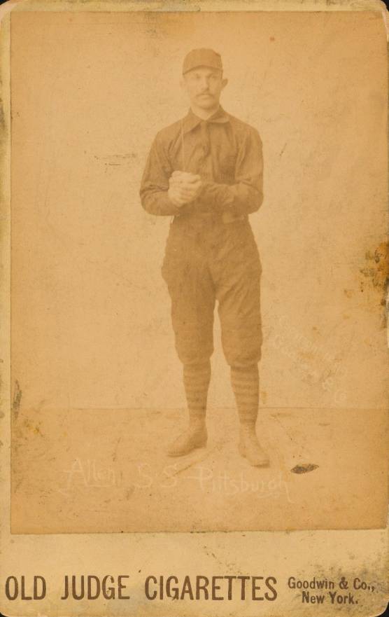 1888 Old Judge Cabinets Bob Allen #5-4a Baseball Card