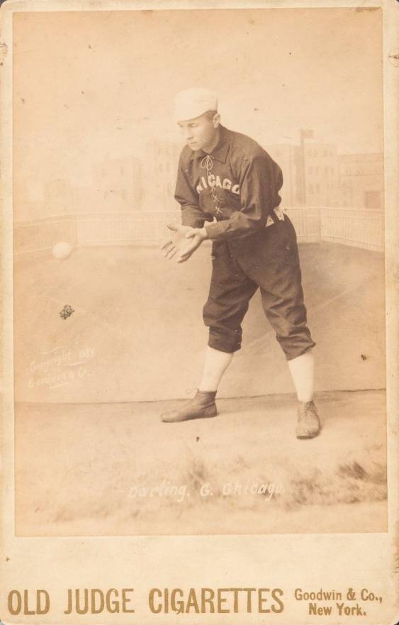 1888 Old Judge Cabinets Darling, C. Chicago. #117-4 Baseball Card
