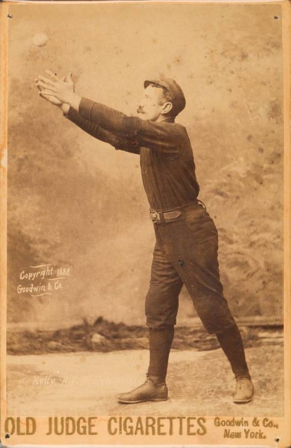 1888 Old Judge Cabinets Charles Kelly #257-3 Baseball Card