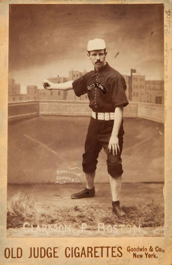 1888 Old Judge Cabinets John Clarkson #78-1a Baseball Card