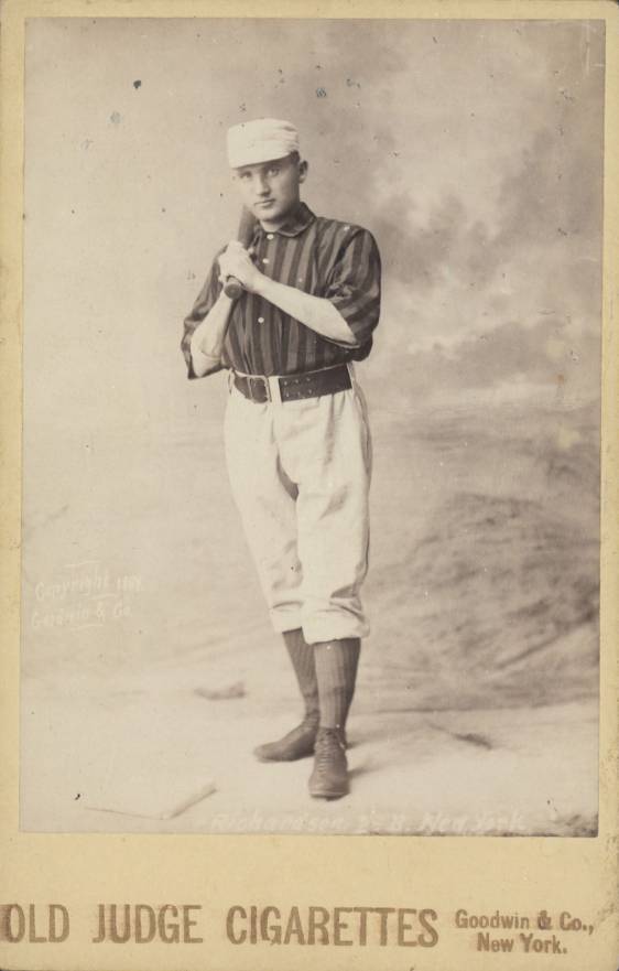 1888 Old Judge Cabinets Richardson, 2nd B., New York #385-1a Baseball Card
