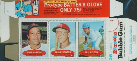 1971 Bazooka No Number Marichal/Howard/Melton #7 Baseball Card