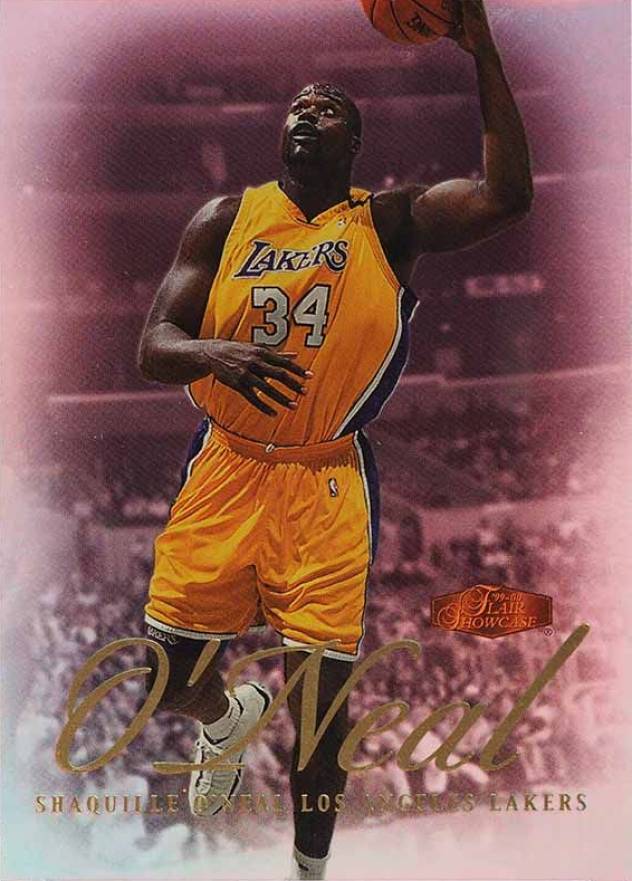 1999 Flair Showcase Shaquille O'Neal #7 Basketball Card