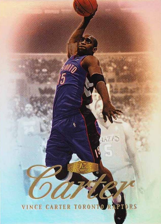 1999 Flair Showcase Vince Carter #1 Basketball Card