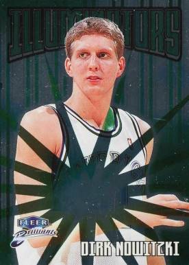 1998 Fleer Brilliants Illuminators Dirk Nowitzki #9 Basketball Card
