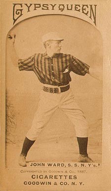 1887 Gypsy Queen John Ward #168 Baseball Card