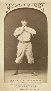 1887 Gypsy Queen Emmett Seery #147 Baseball Card