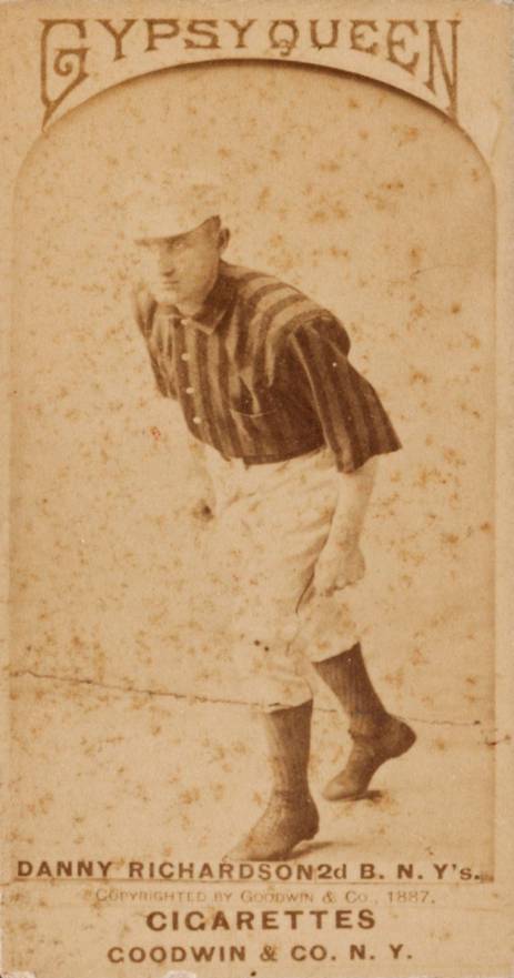 1887 Gypsy Queen Danny Richardson, 2nd B., N.Y's #140 Baseball Card