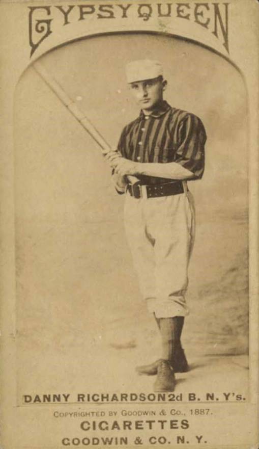 1887 Gypsy Queen Danny Richardson #139 Baseball Card