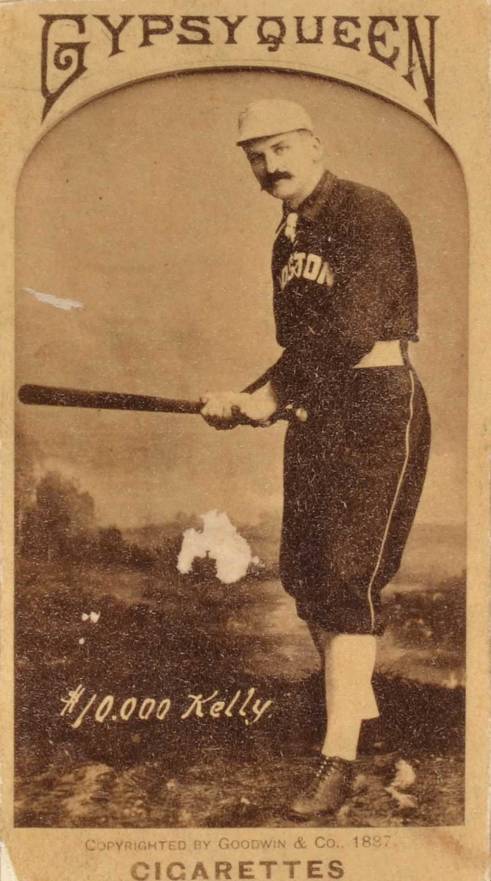 1887 Gypsy Queen King Kelly #254-6a Baseball Card