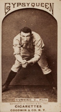 1887 Gypsy Queen Tom Gunning #78 Baseball Card