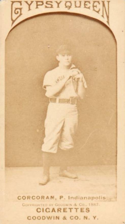1887 Gypsy Queen Larry Corcoran #31 Baseball Card