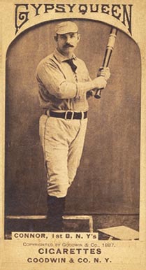 1887 Gypsy Queen Connor, 1stB. N.Y's #28 Baseball Card