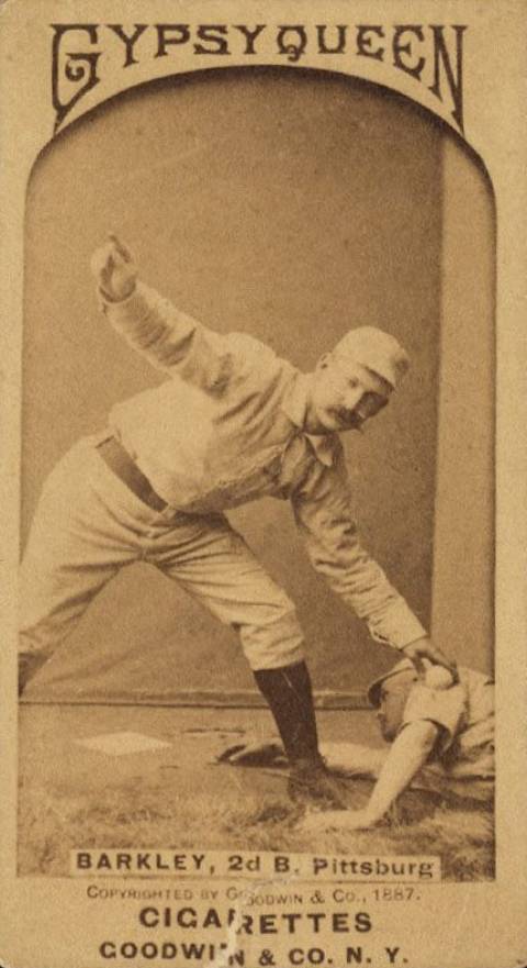 1887 Gypsy Queen Sam Barkley #19-4 Baseball Card