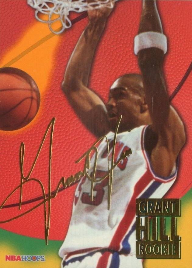 1995 Hoops Grant Hill # Basketball Card